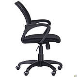 Крісло офісне AMF Веб з сітчастою спинкою чорне для будинку і оператору офіс, фото 5