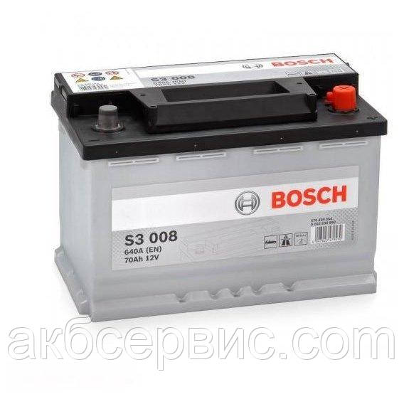 Акумулятор автомобільний Bosch 6СТ-70 S3 (S30 080)