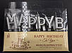 Свічки букви «Happy birthday» срібло, фото 2
