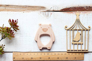 Гризунок дерев'яний "Ведмедик"