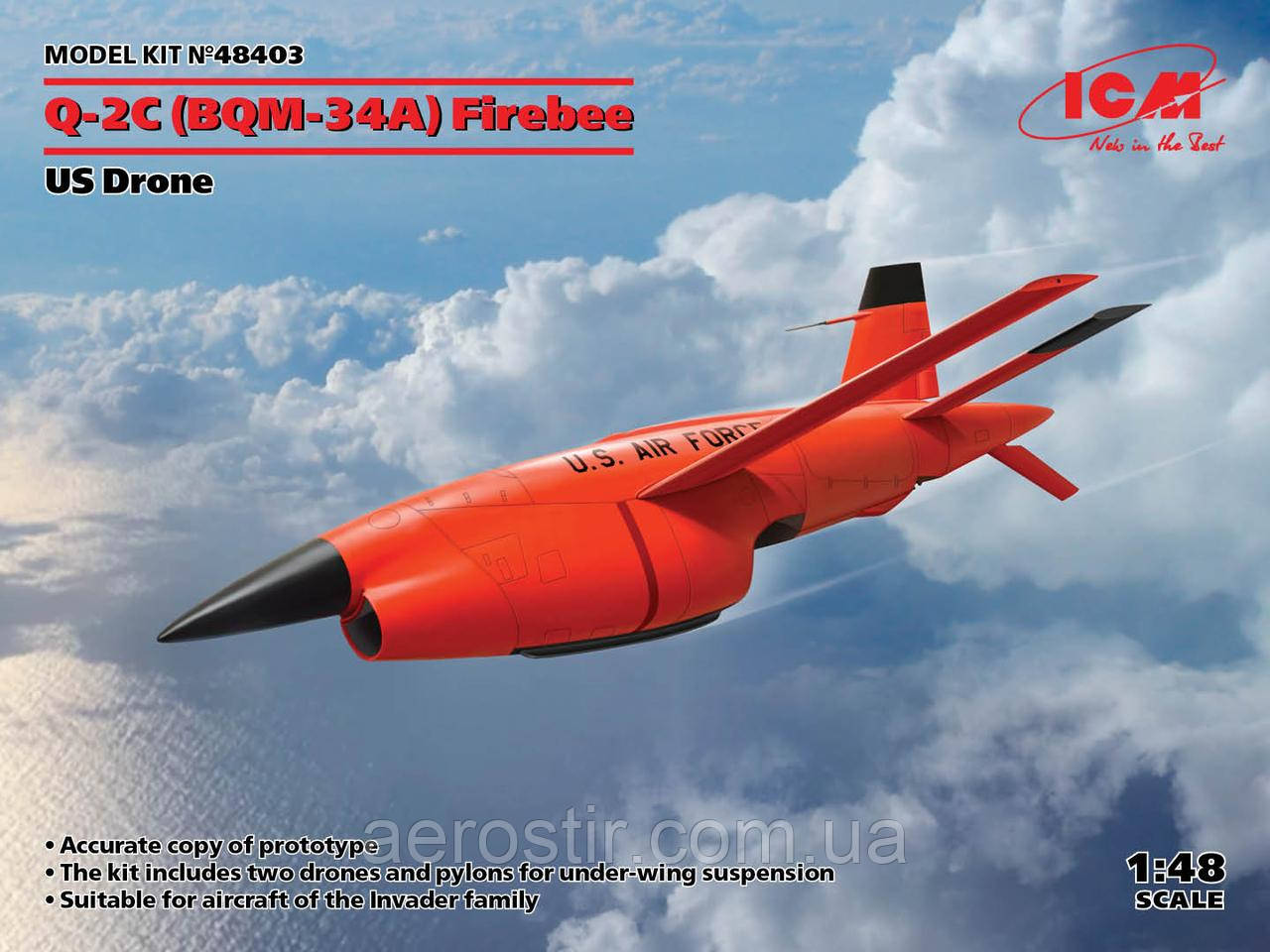 BQM-34А (Q-2C) Firebee 1/48 ICM 48403