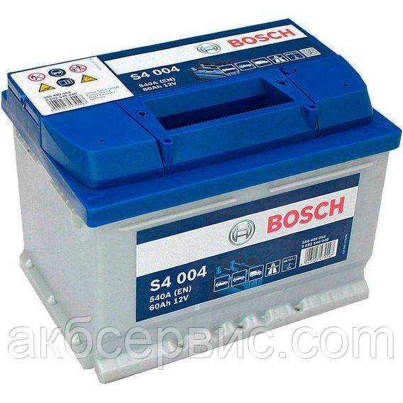 Акумулятор автомобільний Bosch 6СТ-60 S4 Silver (S40 040), фото 1