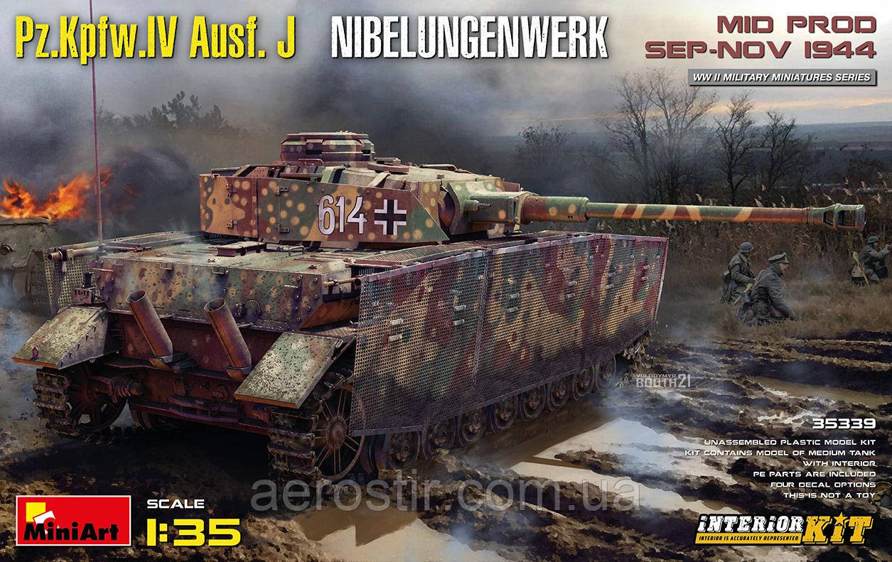 Pz.Kpfw.IV Ausf. J Nibelungenwerk. MID PROD. SEP-NOV 1944 1/35 MiniART 35339