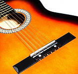 Набір гітара класична BANDES CG-851C 3TS + чохол + ремінь + медіатори, фото 2