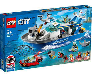 Lego City Катер поліцейського патруля 60277