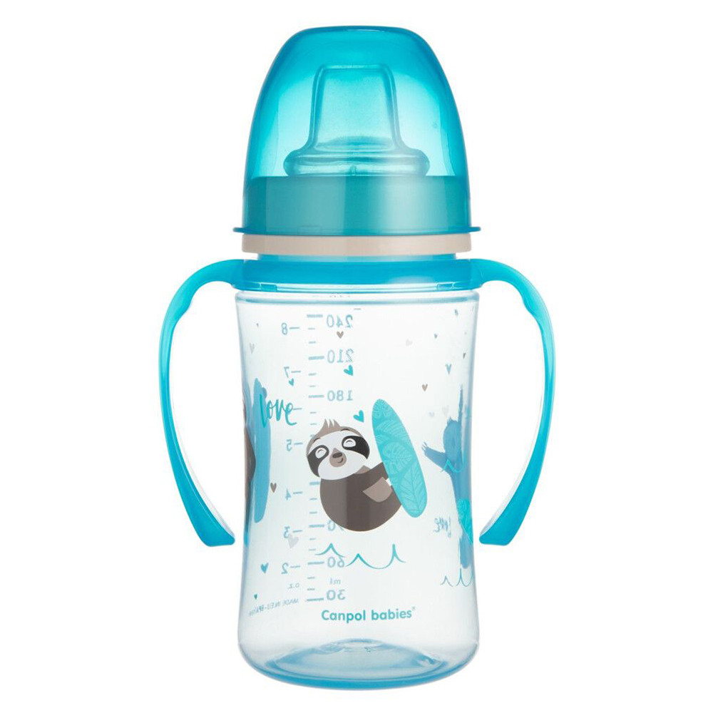 Кружка тренувальна синя Canpol Babies EasyStart Sweet Fun 240 мл (5901691813380)