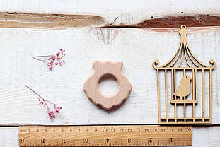 Гризунок дерев'яний "Мушля"