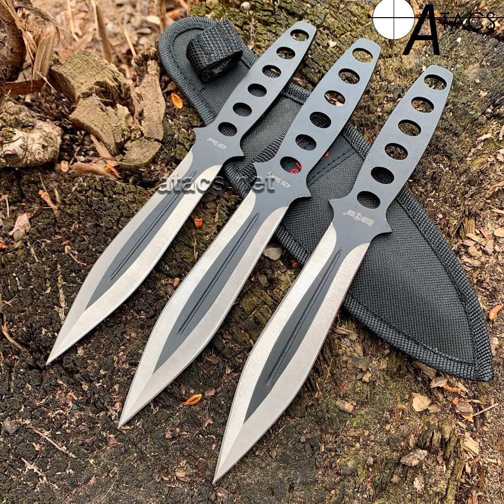 Метальні ножі "Укунаги"в наборі 3шт.