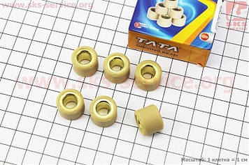 РОЛИКИ ВАРИАТОРА 6ШТ, HONDA/GY6 16*13 - 8,5Г