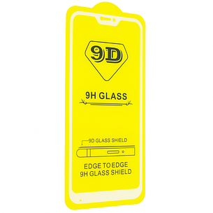 Захисне скло 9D для Xiaomi MI 8 Lite White, фото 1