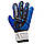 Дитячі рукавички воротарські (розмір 5,6,7) з чохлом RESPONSE 508B синій-жовтий, фото 2