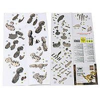 Дерев'яний дитячий конструктор Динозавр Тірекс Unitywood, 49 деталей, 13,5 * 9 * 4,5 см (UW-003), фото 9