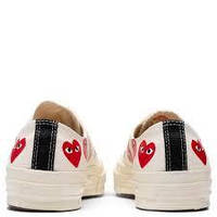 Женские кеды Converse Chuck Taylor All-Star 70s Ox Comme des Garcons Play Multi-Heart White 162975C 39