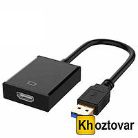 Конвертер видео USB 3.0 на HDMI Чёрный