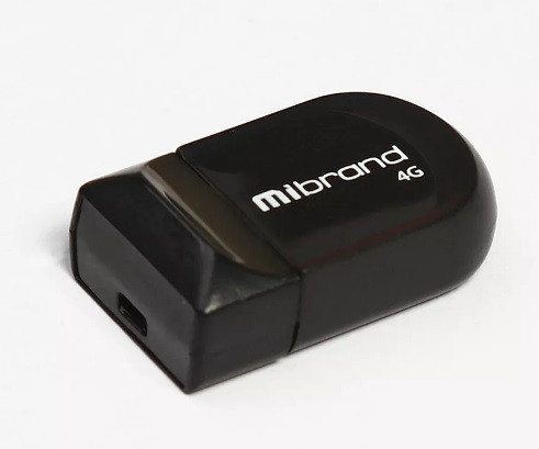 Флеш-пам`ять 4GB "Mibrand" Scorpio USB2.0 black №1228