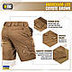 M-Tac шорти Aggressor Short Coyote Brown, фото 5