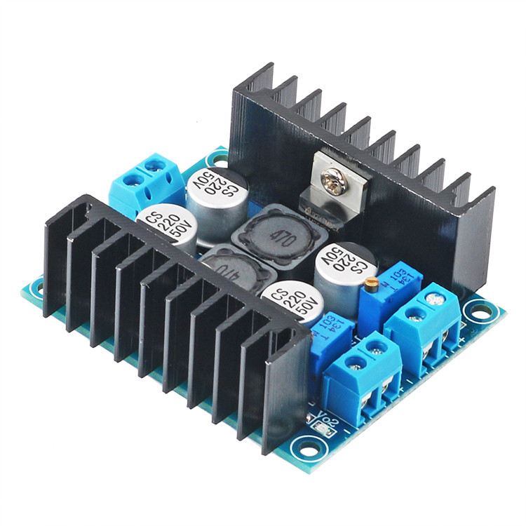 Двоканальний знижувальний перетворювач DC-DC LM2596S 5V-40V/5V-36V