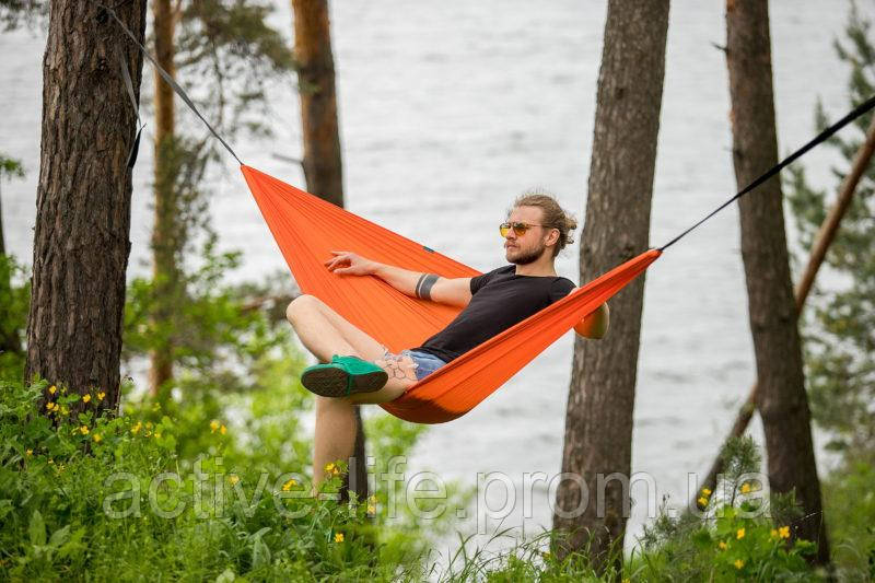 Легкий, міцний та компактний Гамак AIR ORANGE Nylon від Levitate