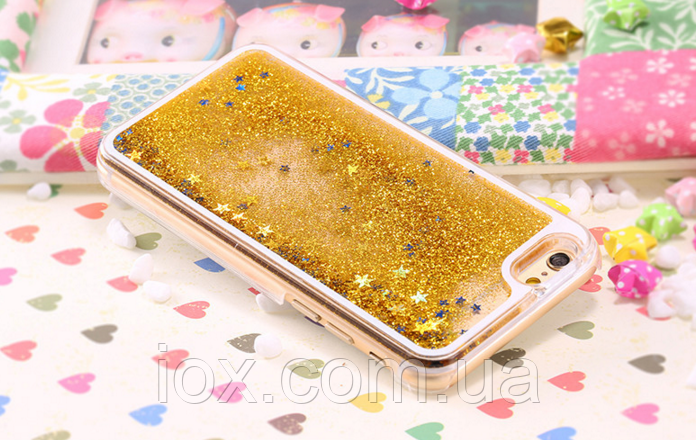 3D анімаційний чохол для Iphone 6 золотий