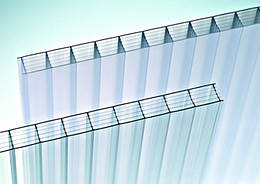 Стільниковий полікарбонат Lexan Thermoclear 10мм 5Н 4х камерний прозорий 2UV 2100х6000мм