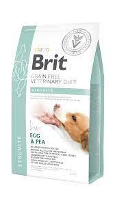 ТЕРМІН 01.2026!!!  Brit GF VetDiets Dog Struvite 2 кг у разі сечокам'яної хвороби (яйце/індейка/горох/грічка)