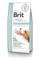 Brit GF VetDiets Dog Struvite 12 кг при мочекаменной болезни с яйцом, индейкой, горохом и гречкой