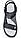Розміри 36, 37, 38, 39, 40  Спортивні босоніжки, сандалі Restime чорні на липучках, фото 2