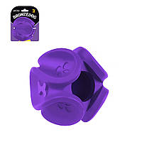Іграшка для Собак BronzeDog Jumble Скручений М'яч 8 см фіолетовий