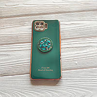 Чохол Ring Stones для Oppo Reno 4 Lite силіконовий Смарагдовий