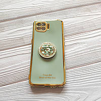 Чохол Ring Stones для Oppo Reno 4 Lite силіконовий Фісташковий