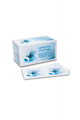 Серветки спиртові «Solnex»