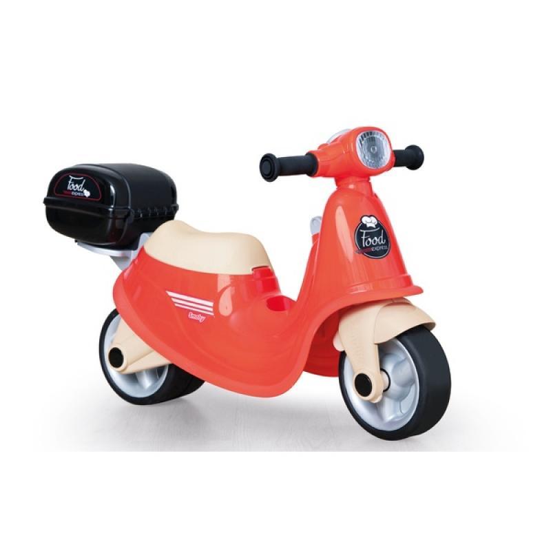 Скутер-біговел Доставка їжі зі знімним боксом Smoby 721007 червоний