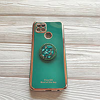 Чохол Ring Stones для Oppo A15/A15s силіконовий Смарагдовий