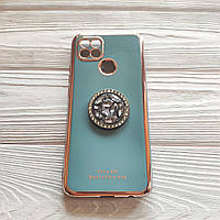 Чохол Ring Stones для Oppo A15/A15s силіконовий Сіро-блакитний