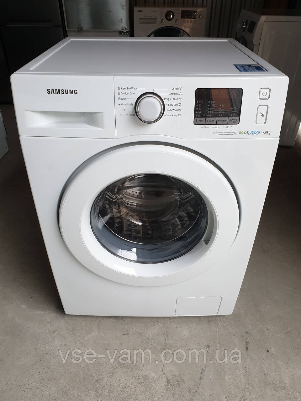 Пральна машина SAMSUNG 7 KG / WF70F5E0W2W, фото 1