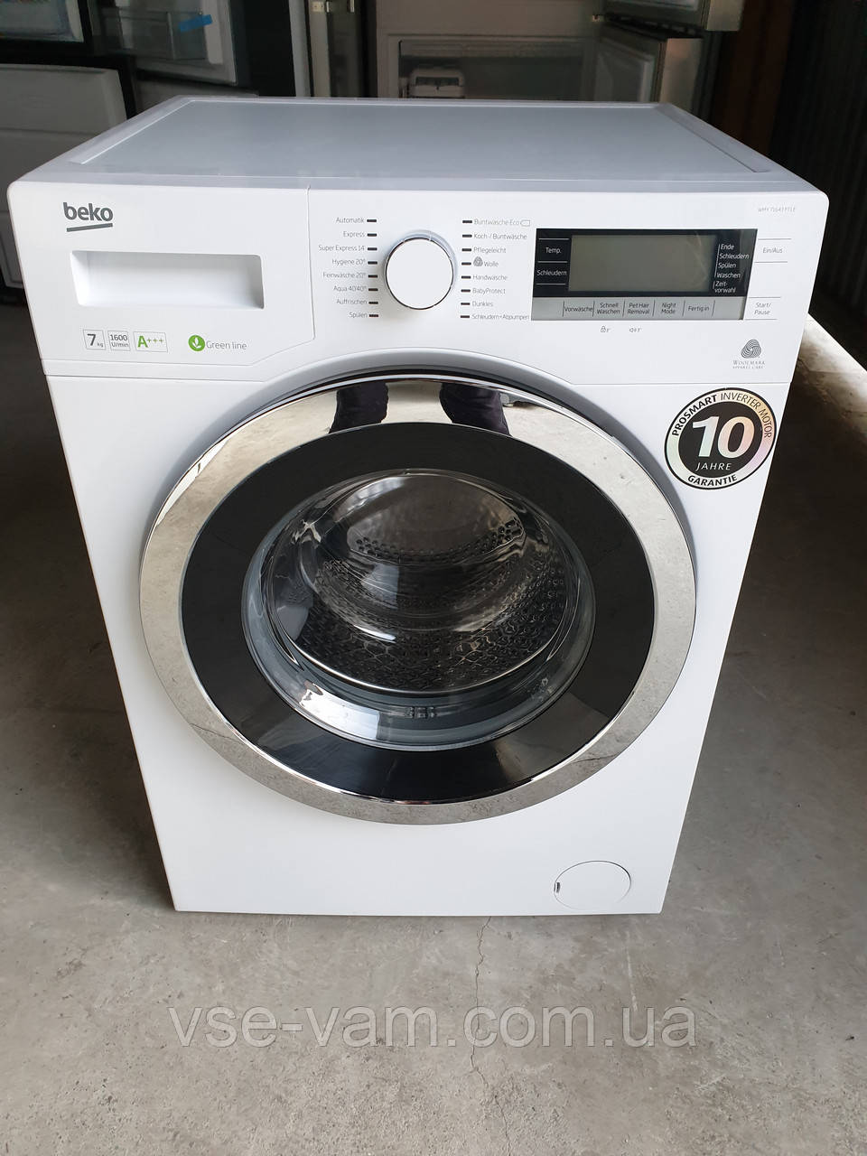 Пральна машина BEKO 7 KG / WMY 71643 PTLE, фото 1