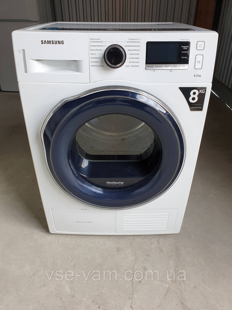 Сушка для одягу SAMSUNG 8 KG / DV80K6010CW, фото 1