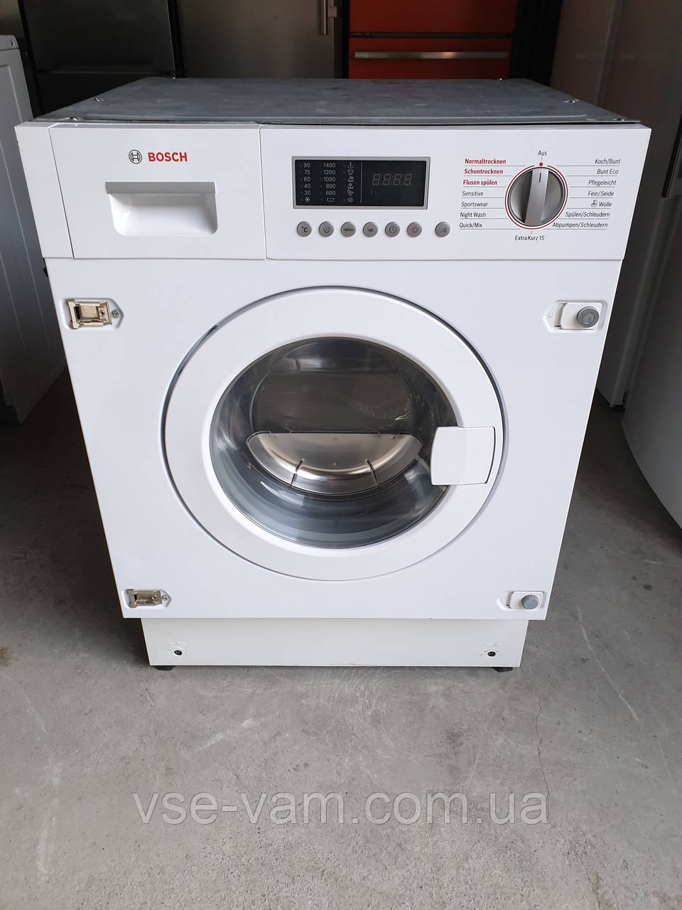 Вбудована пральна машина BOSCH 6/3 KG з Сушкою / WKD28540