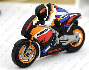 Флешка Мотоцикл Honda Мотоцикліст 8 Гб, фото 2