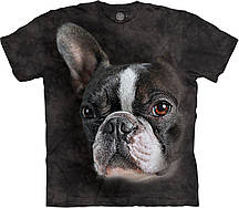 Футболка The Mountain Brindle Boston Terrier Portrait Бостон-Тер'єр 10C222610738