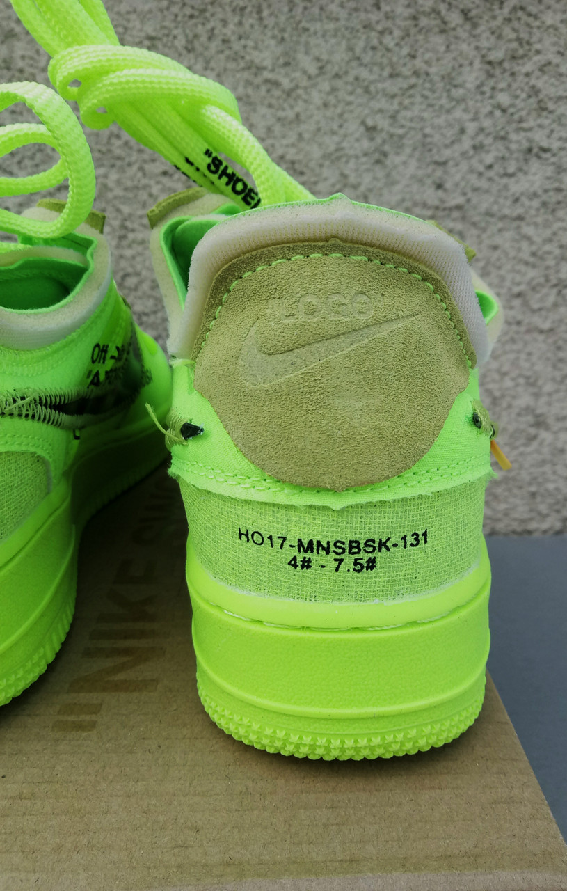 Air force one x off best sale white mca