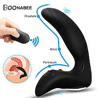 Анальна пробка, вібратор простати, медичний масажер силіконовий, 10 режимів, секс-іграшки для чоловіків