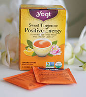 Чай YOGI Positive Energy, сладкий мандарин 16 чайных пакетиков, 29 г. Срок август 2023.