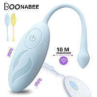 Віброяйце для точки G і кегелеві кульки з бездротовим пультом керування