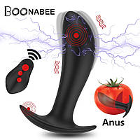 Електричний вібратор для чоловіків, імпульсний масажер простати, бездротовий стимулятор