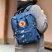 Рюкзаки Fjallraven Kanken. Детский рюкзак синий Kanken Classic. Портфели Канкен школьные для подростков 16л