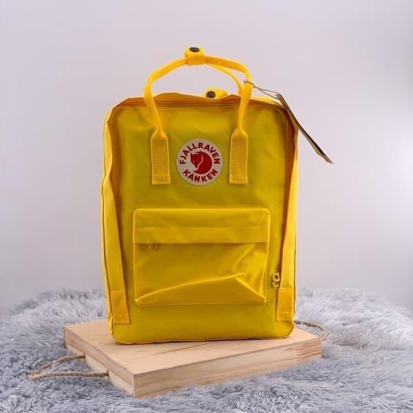 Рюкзаки Fjallraven Kanken. Дитячий рюкзак жовтий Kanken Classic. Портфелі Канкен шкільні для підлітків 16л, фото 1