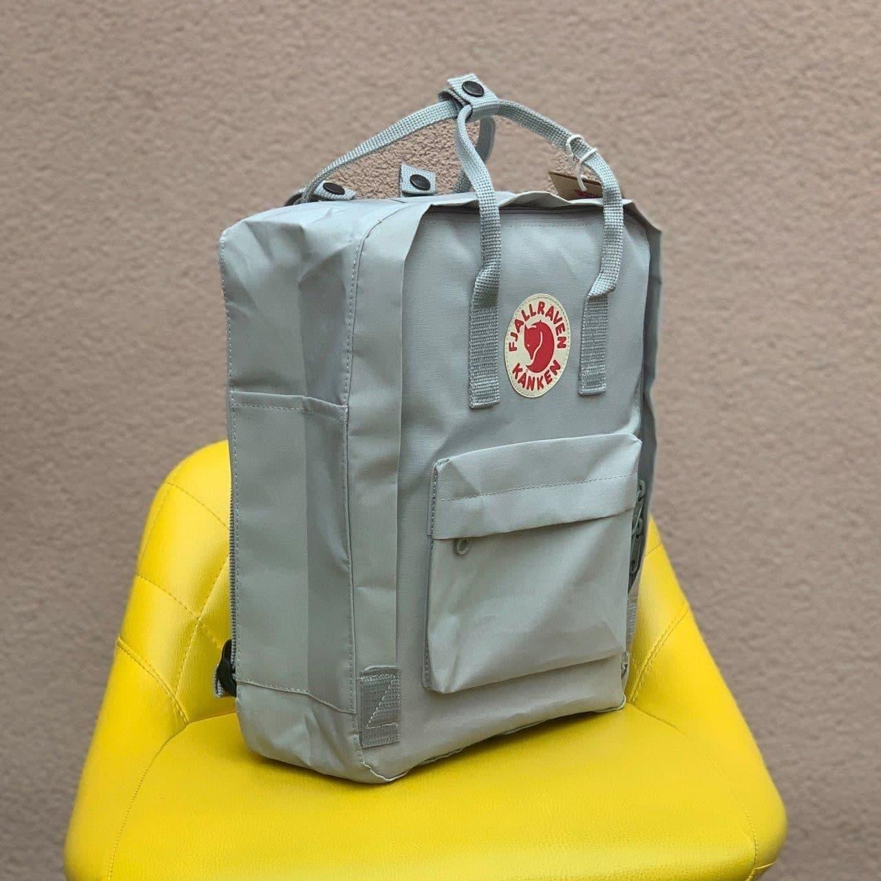 Рюкзаки Fjallraven Kanken. Дитячий рюкзак сірий Kanken Classic. Портфелі Канкен шкільні для підлітків 16л, фото 1