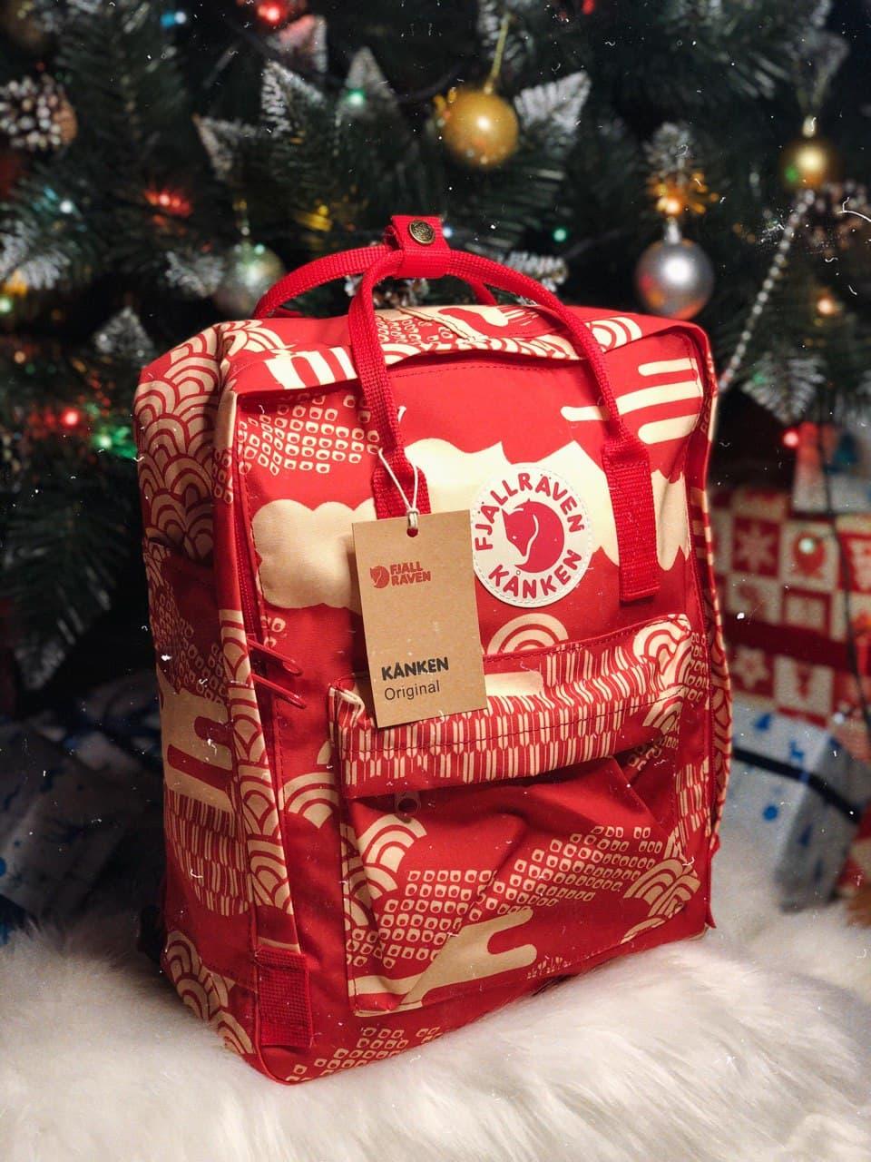 Рюкзаки та ранці шкільні Fjallraven Kanken. Рюкзак Канкен червоний Рюкзаки в школу для підлітків 16л, фото 1