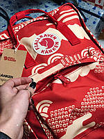 Рюкзаки та ранці шкільні Fjallraven Kanken. Рюкзак Канкен червоний Рюкзаки в школу для підлітків 16л, фото 4